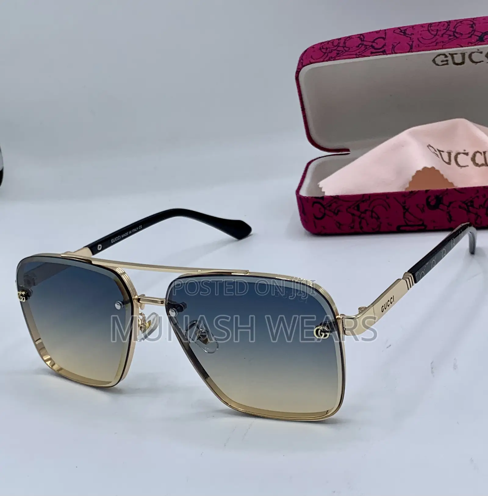 Men Luxury Gucci Classic Glasses