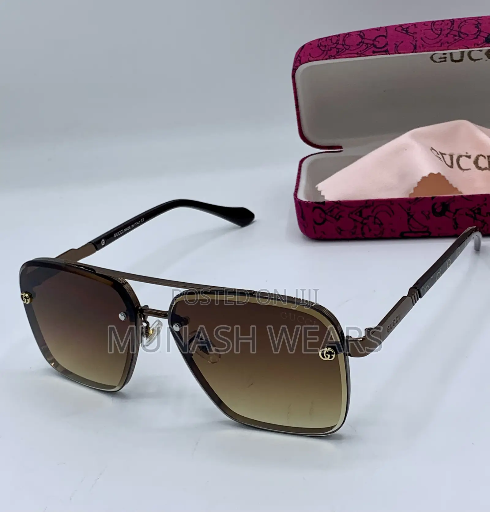 Men Luxury Gucci Classic Glasses