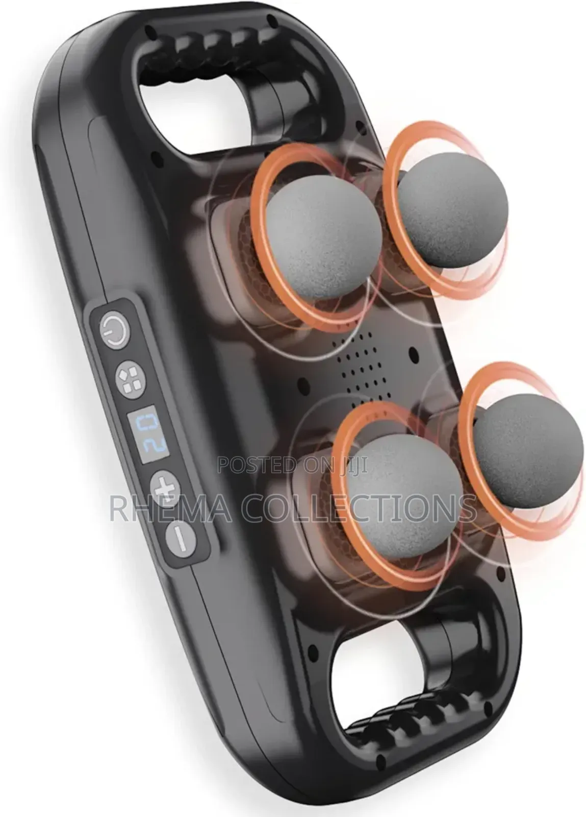 Multifunctiona 4-Head Deep Tissue Stress Relief Massage Gun
