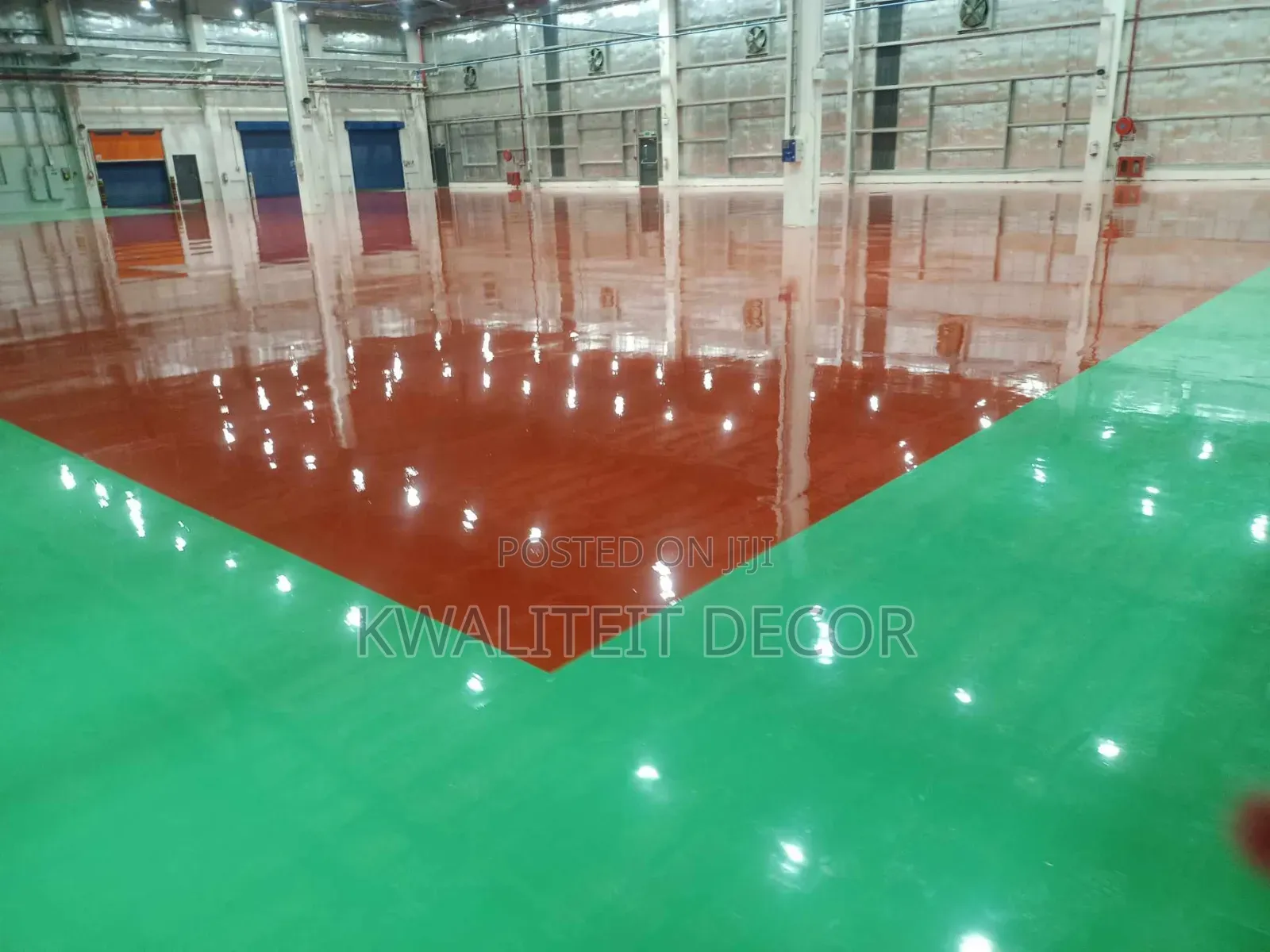 Notched Industrial Epoxy Flooring