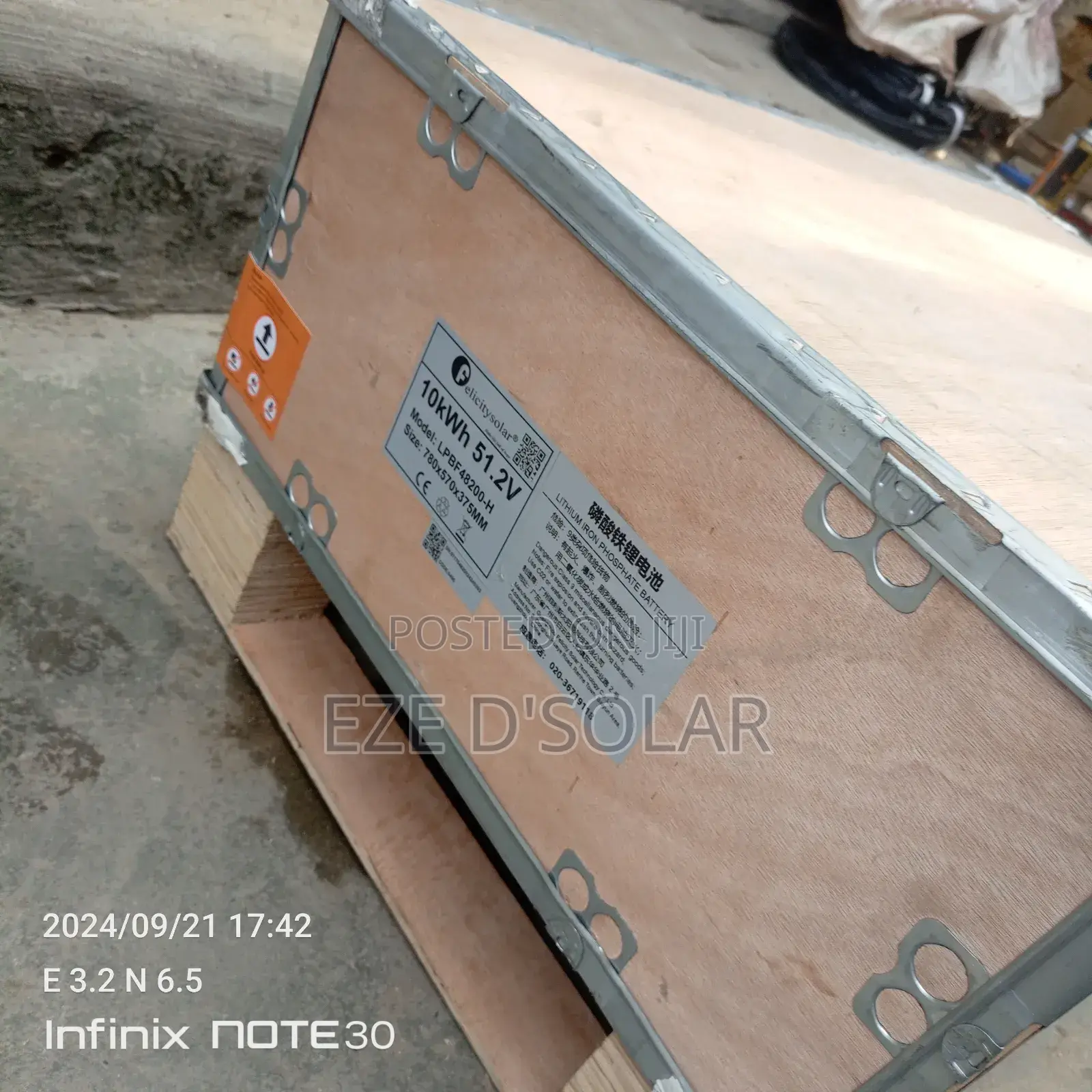 10kwh/51.2v Felicity Lithium Ion Battery