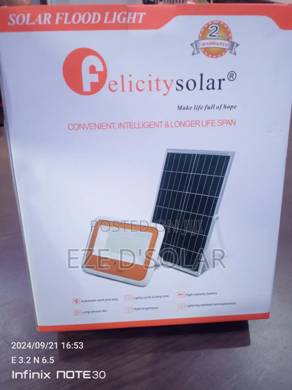 Solar Flood Light Felicity