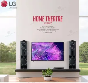 Brand> LG DVD Home Theater System With Bluetooth (1250watts)