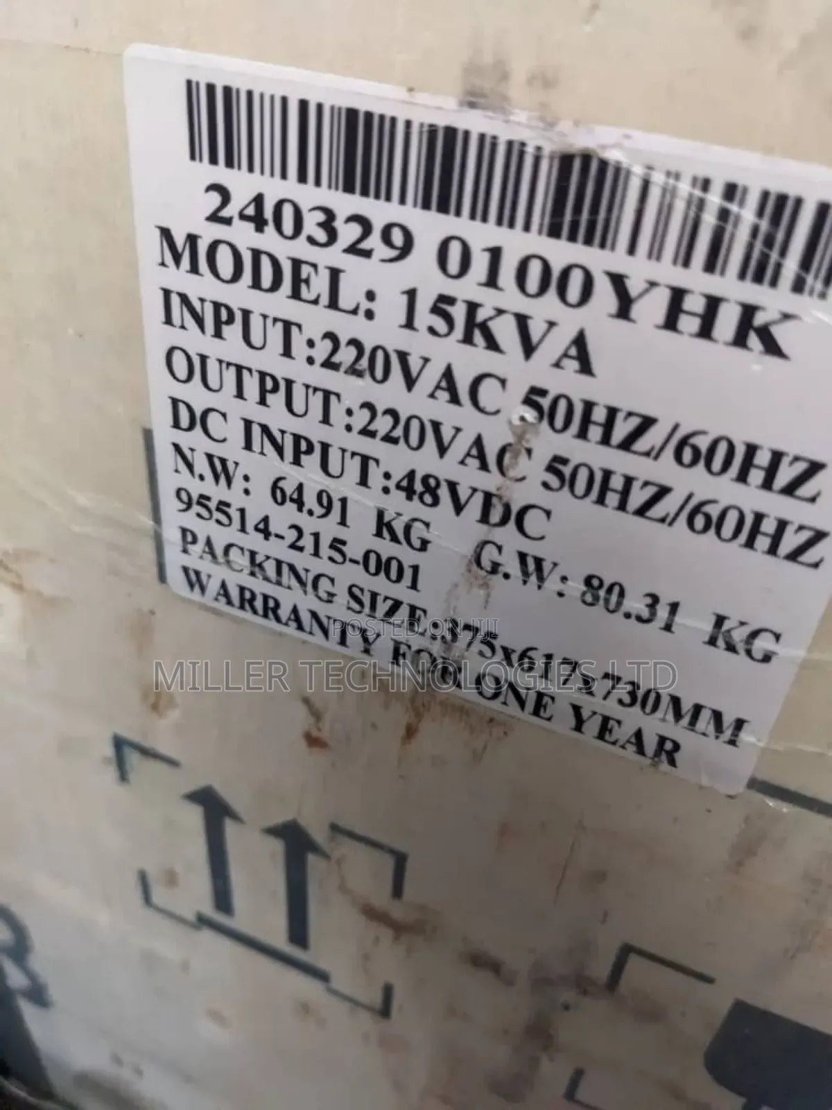 Yohako Inverter 15kva