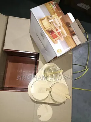 3 PCS Spice Storage With Bamboo Cover