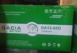 Gacia Dry Cell Battery 65ah 12V
