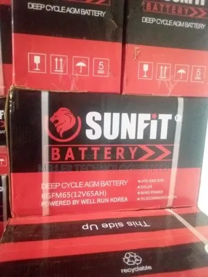 Sunfit Dry Cell Battery 65ah 12v