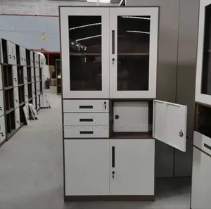 Office File Cabinet/Book Shelf With Drawers and Safe