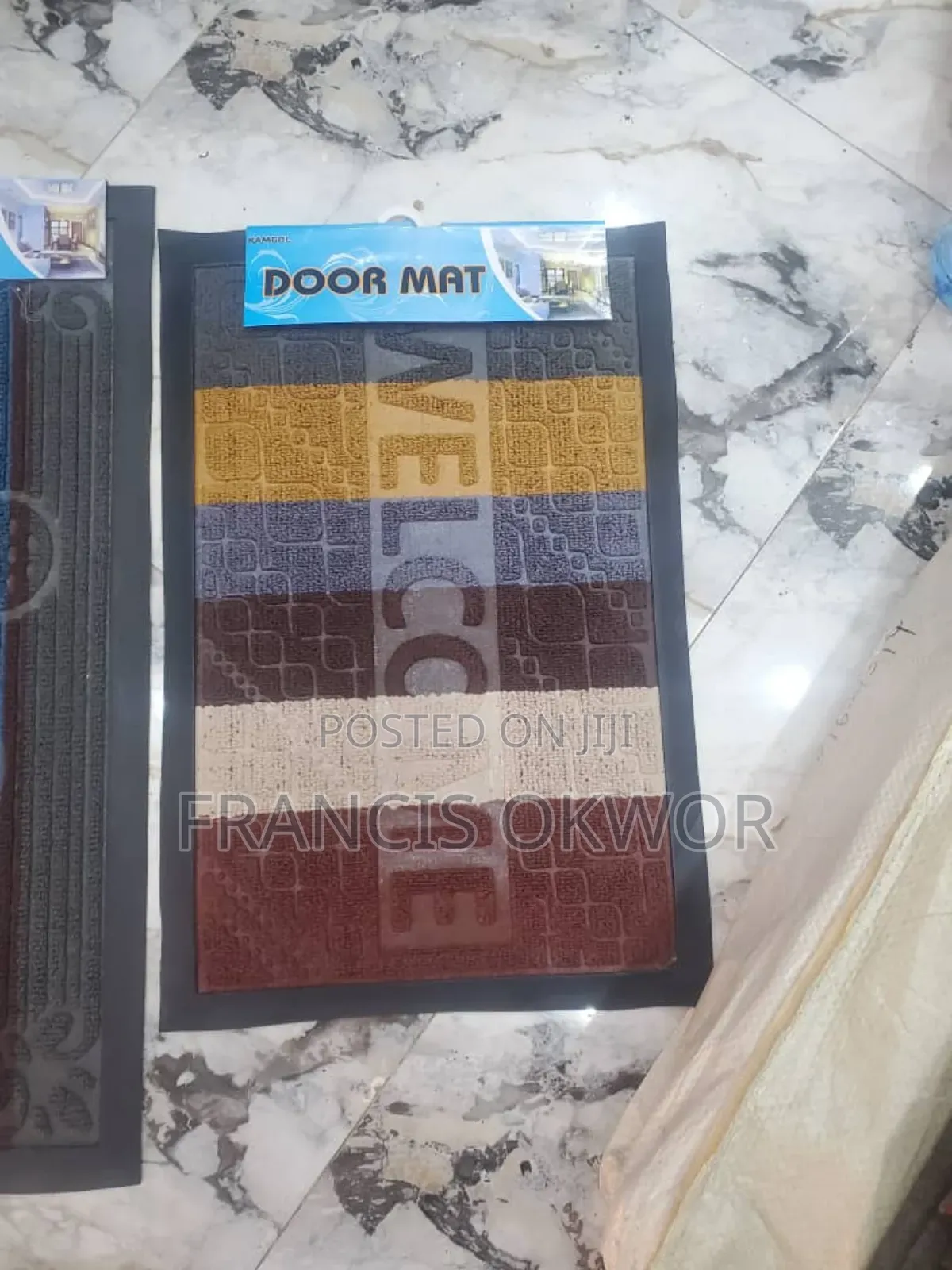 Foot Mat Rubber Backed.