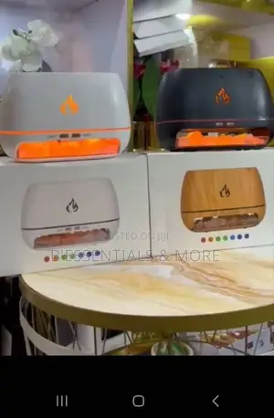 Simulated Flame Salt Humidifier