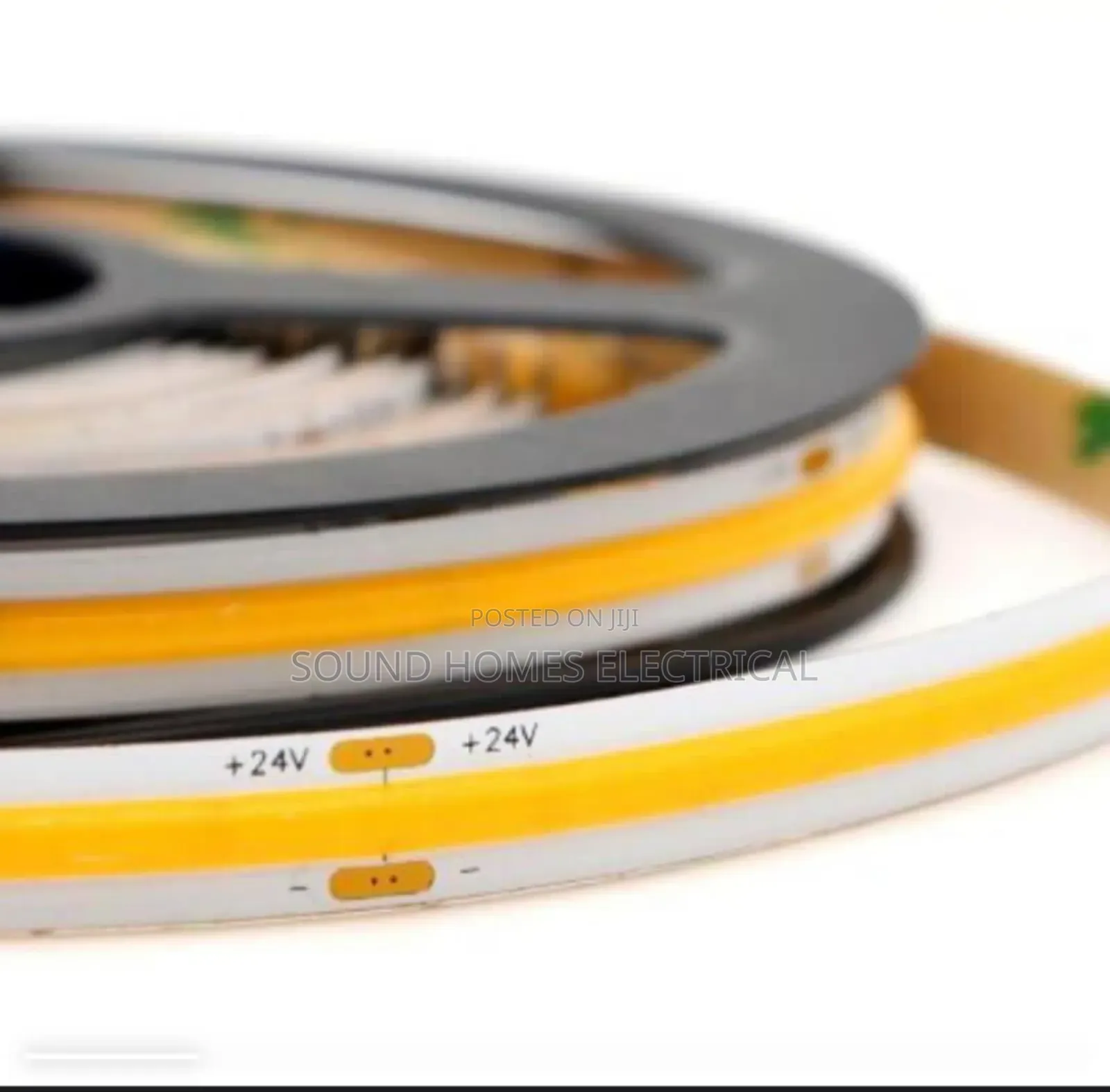 24 Volts Dotless (COB,) Warm White Striplight