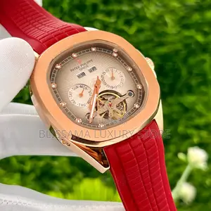 Luxury Patek Philippe Rubber Strap Authomatic Wristwatches