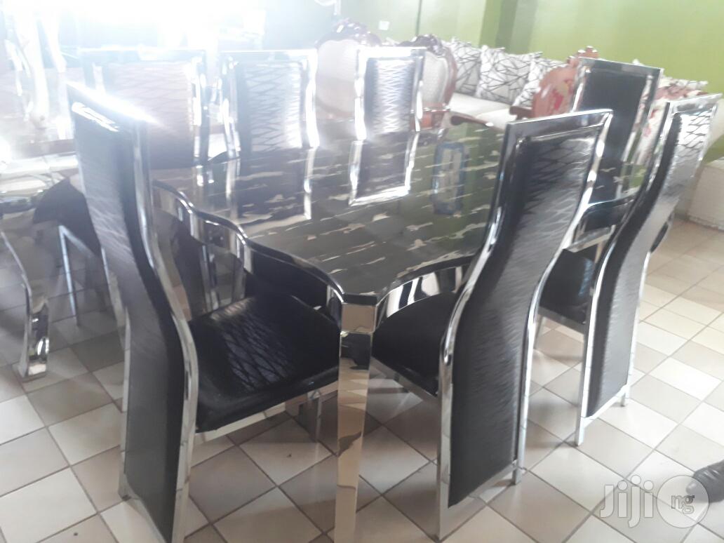 Black Marble Dinning Set