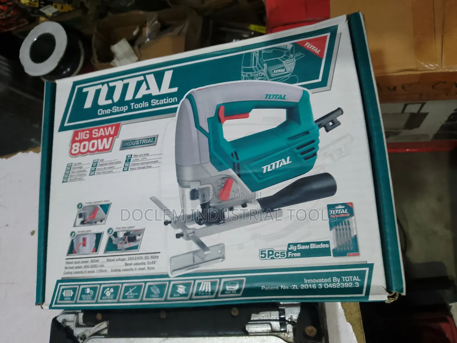 Total Electric Jig Saw Machine