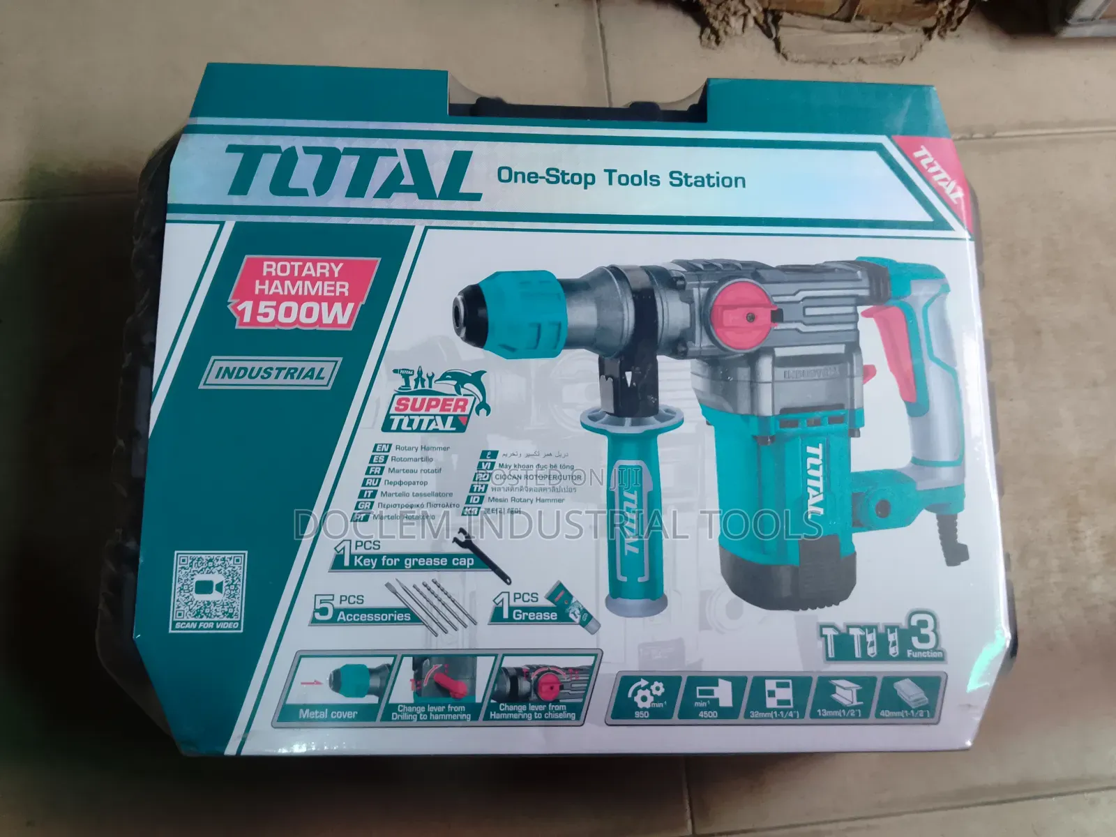 1500w Total Hammer Drill Machine