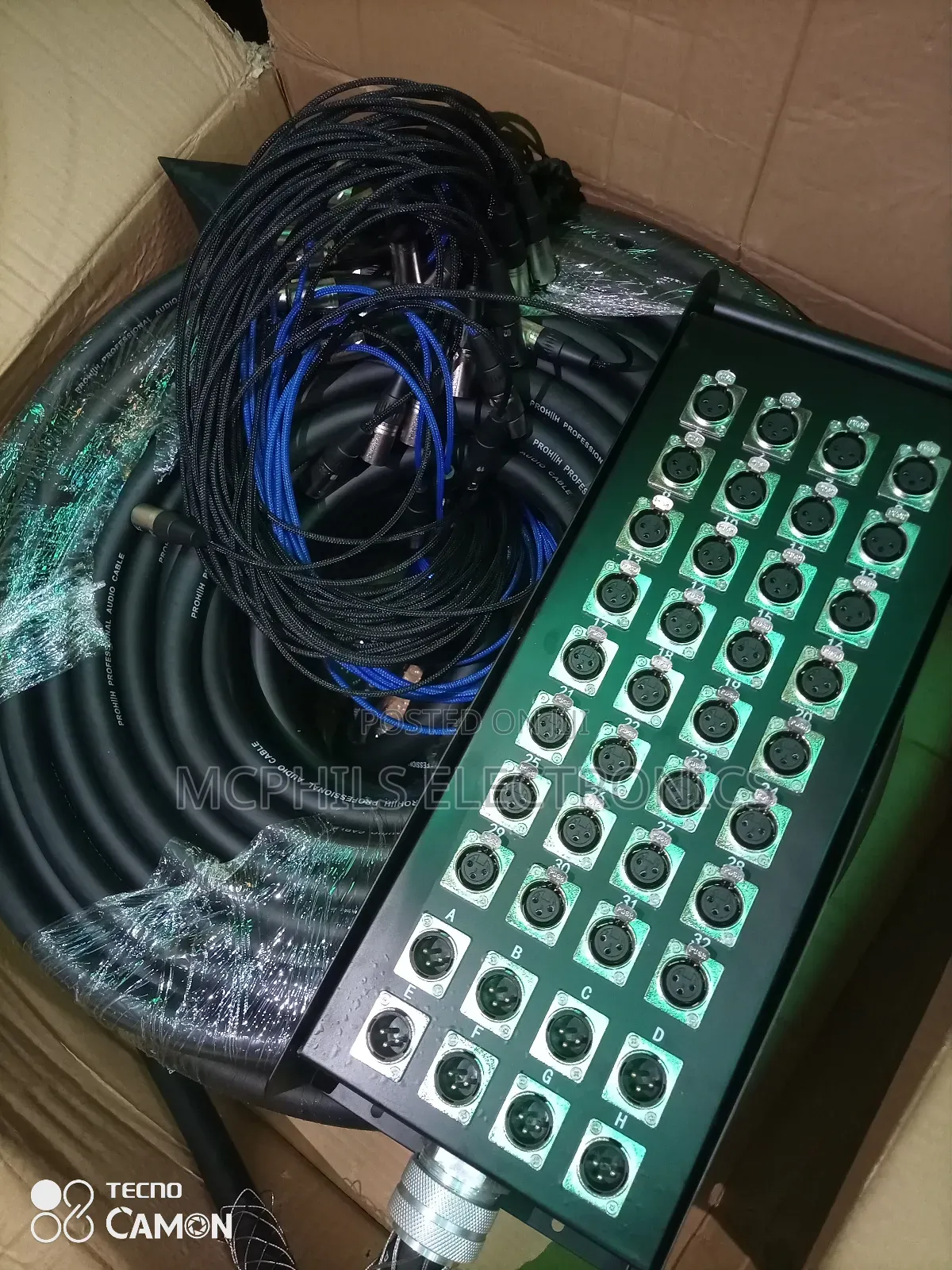 32 Channels Floor Audio Link Cables