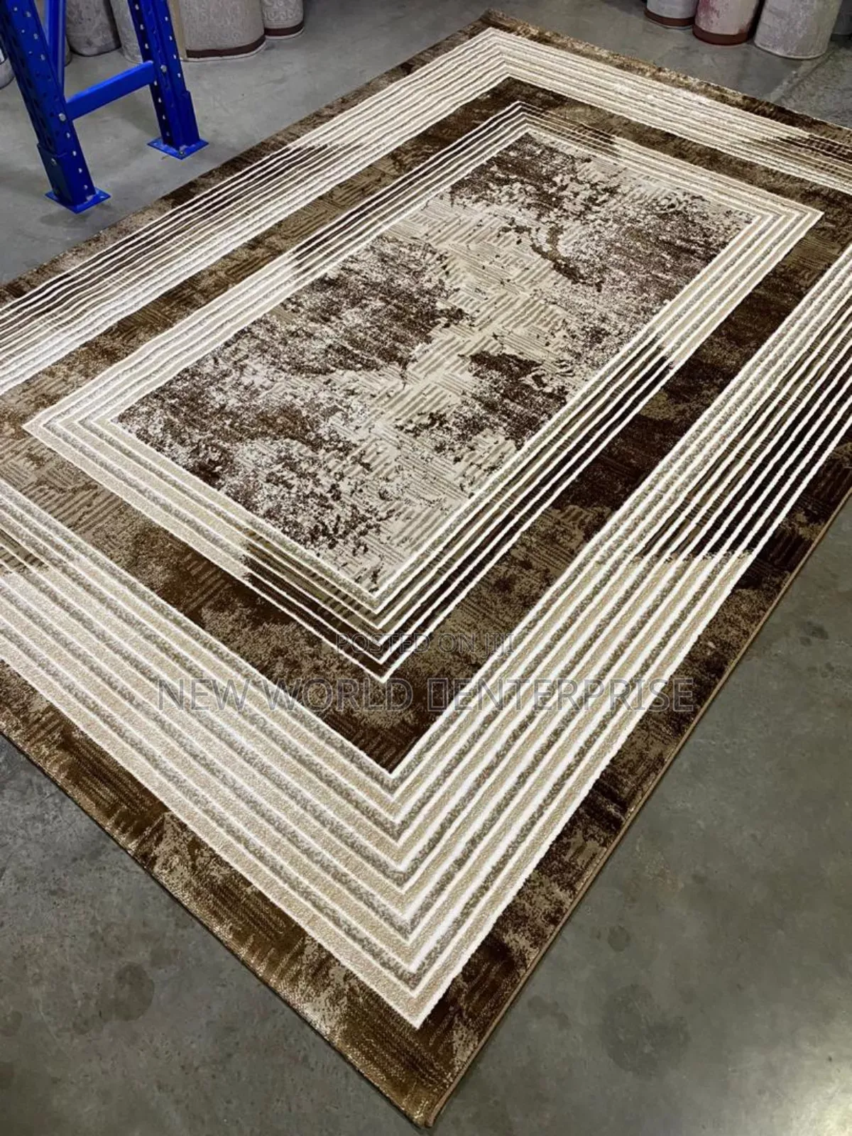 7by10 Feets Modern Brown Turkish Centre Rug