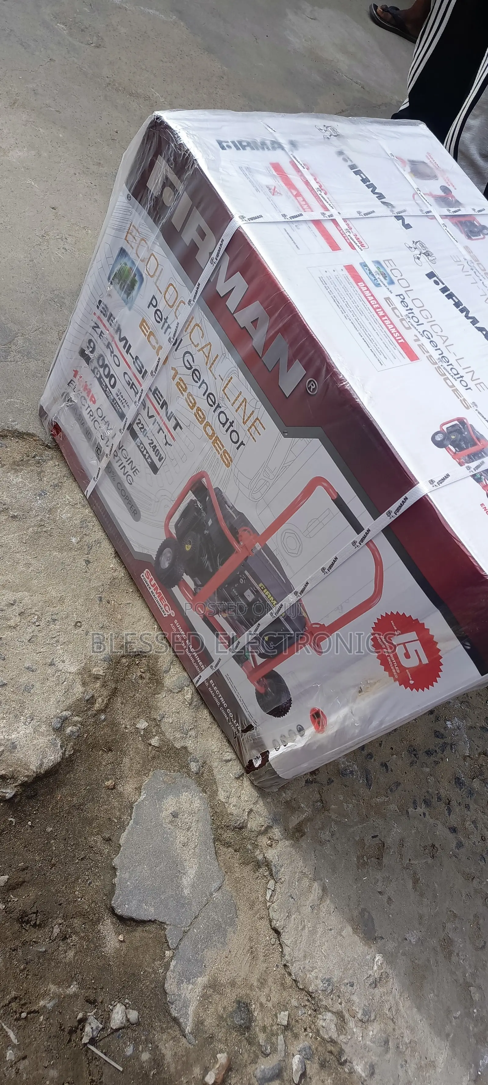 Fireman 12990 Noiseless Generator 10 Kva 100% Copper Wire