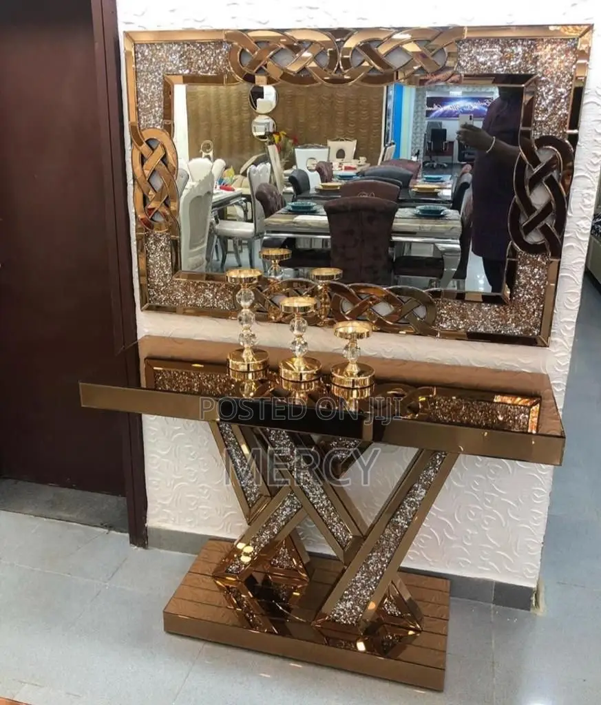 Console Mirror and Table