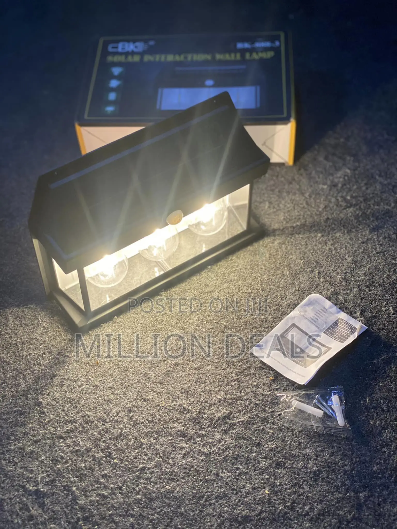 3-in-1 Solar Interaction Wall Lamp