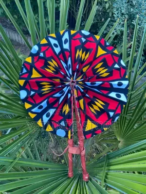 Afrika Leather Fan