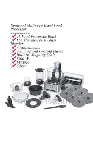 Kenwood Multi-Pro Excel Food Processor,Blender and Dry Mill