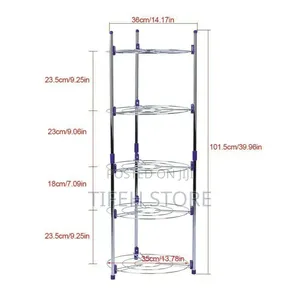 5 Tiers Pot Rack