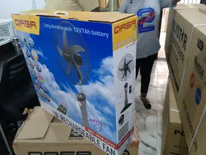 Light Weight Qasa 18'' Rechargeable Standing Fan