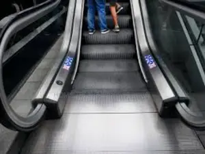 Airport Escalator Walkway Running