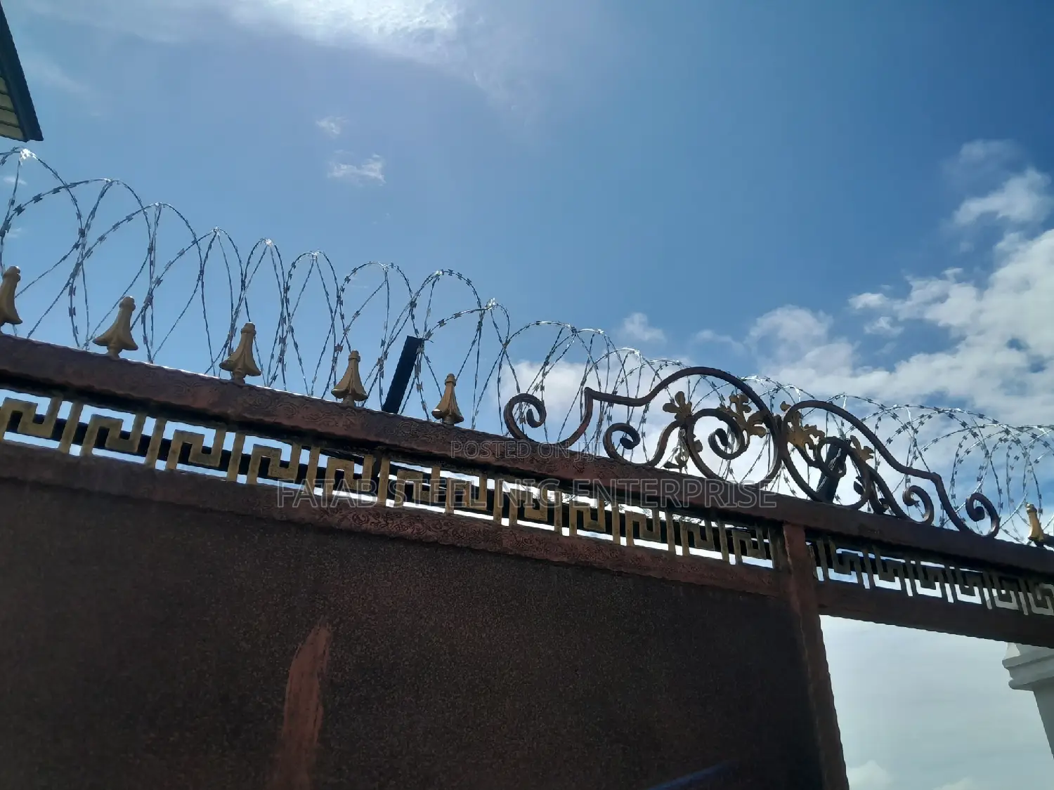 Hot Dipped Galvanise Security Razor Fence Wire