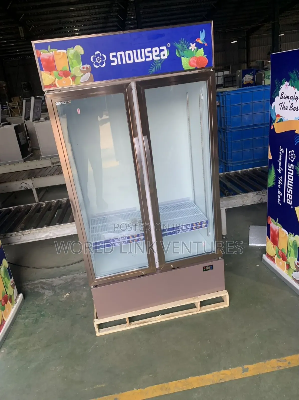 Snowsea Show Glass Standing Fridge Intelligence Freezing