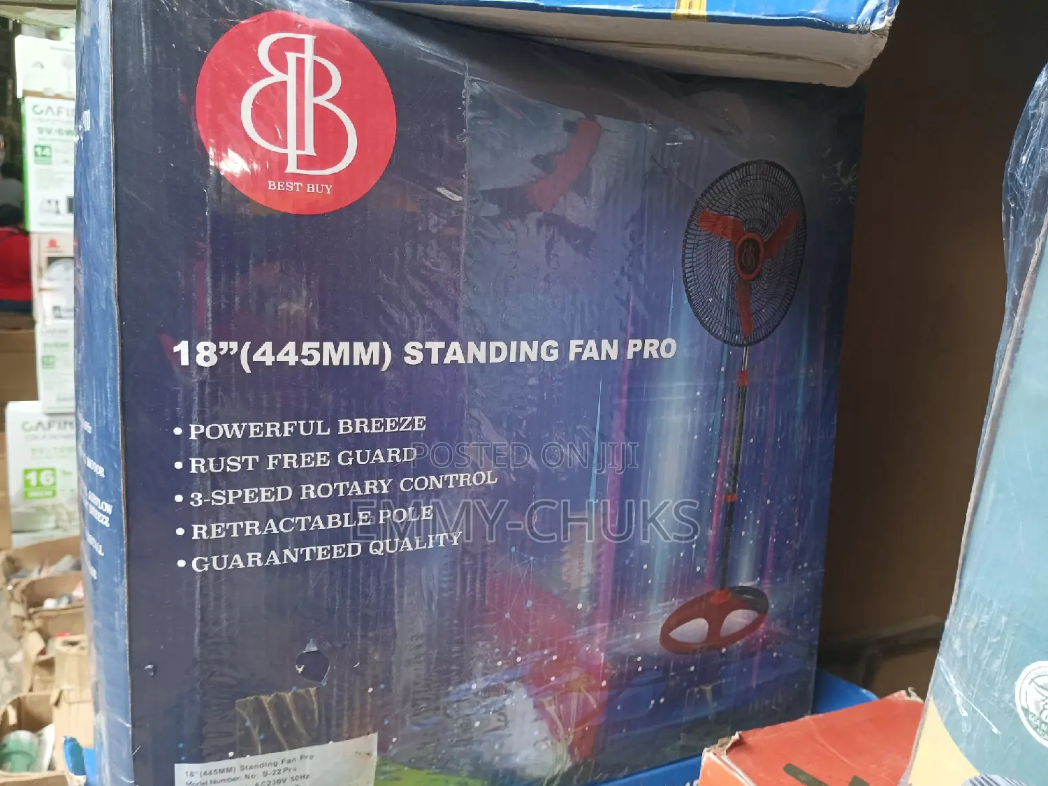 Powerful 18 Inches Stand Fan