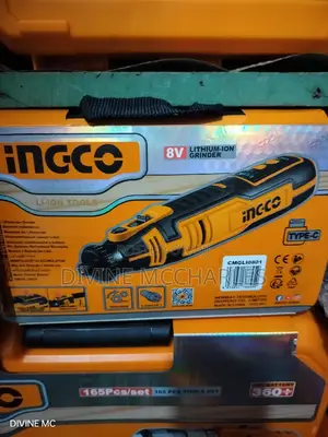Cmgli0801ingco 
Cordless Grinder
Voltage: 8V