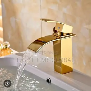 Gold Basin Mixer Faucet