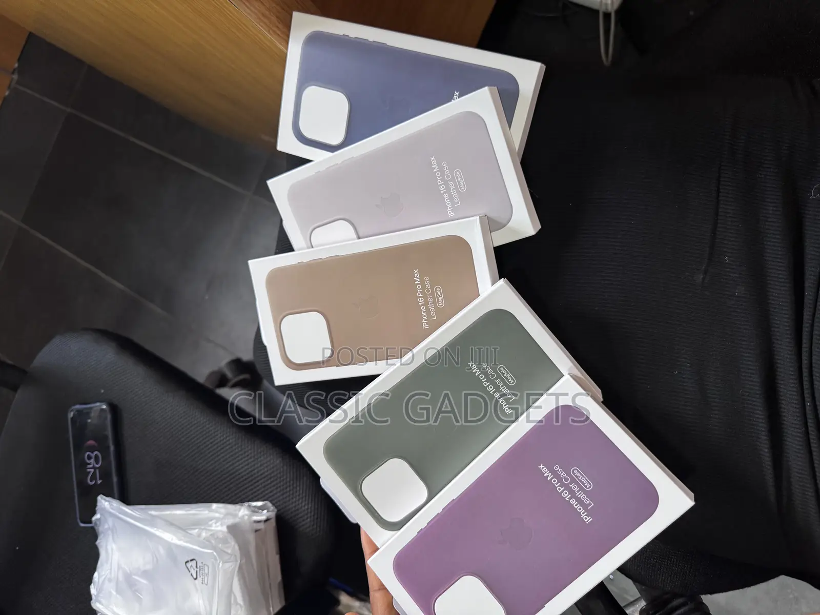 Magsafe Leather Case for iPhone 16 Pro and 16 Pro Max