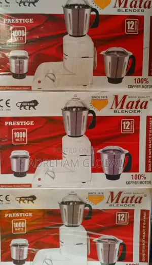 Mata Prestige Grinder Blender 3jar, 1000watts