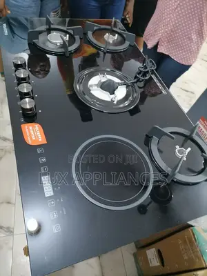 100% Good Quality Polystar 4 Gas Hob + 1 Hot Plate Inverter