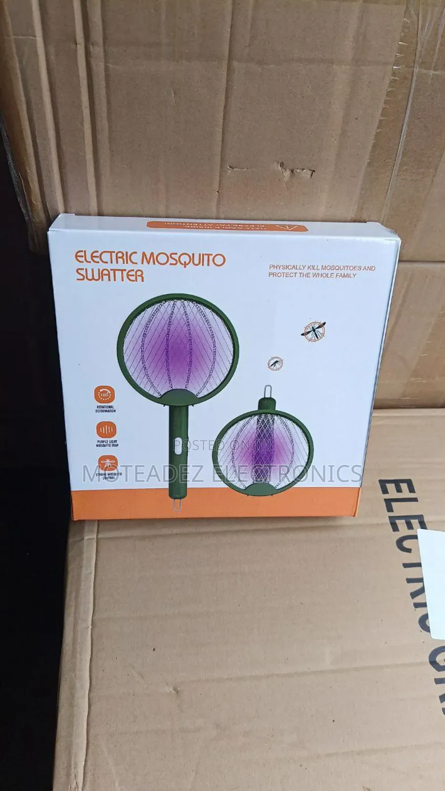 Rechargeable Electric Foldable Mosquito Swatter/Killer