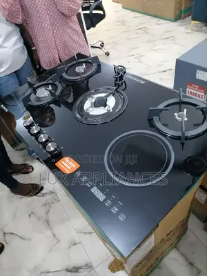 Quality Advanced Polystar 4 Gas Burner + 1 Hot Plate Cooker
