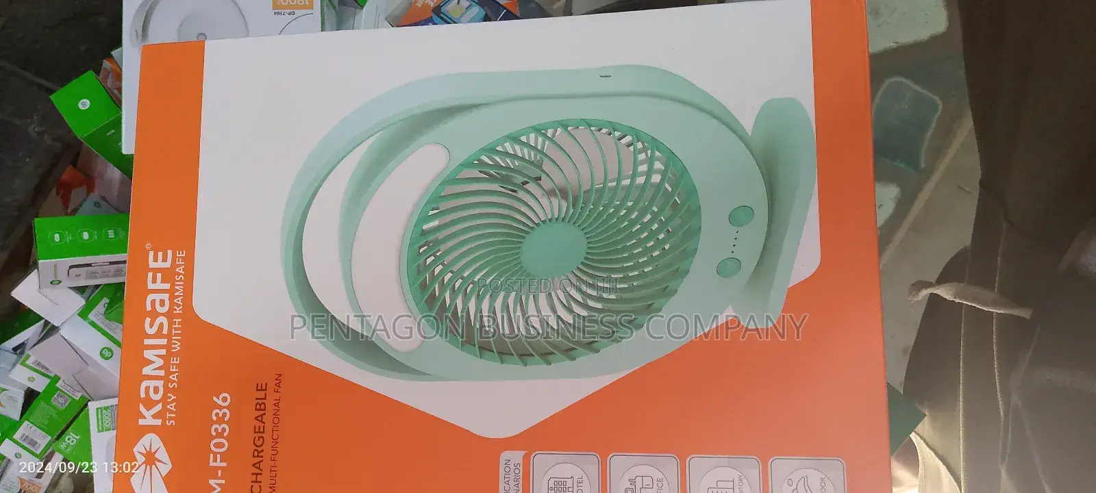 Dp Rechargeable Table Fan