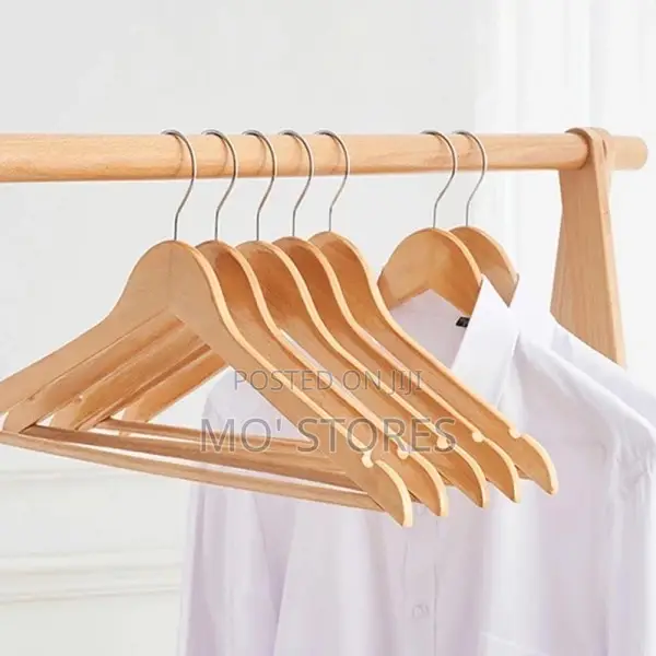 10pcs Solid Wooden Clothes Hanger