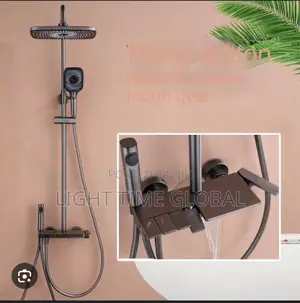 England Grey Piano Shower Set