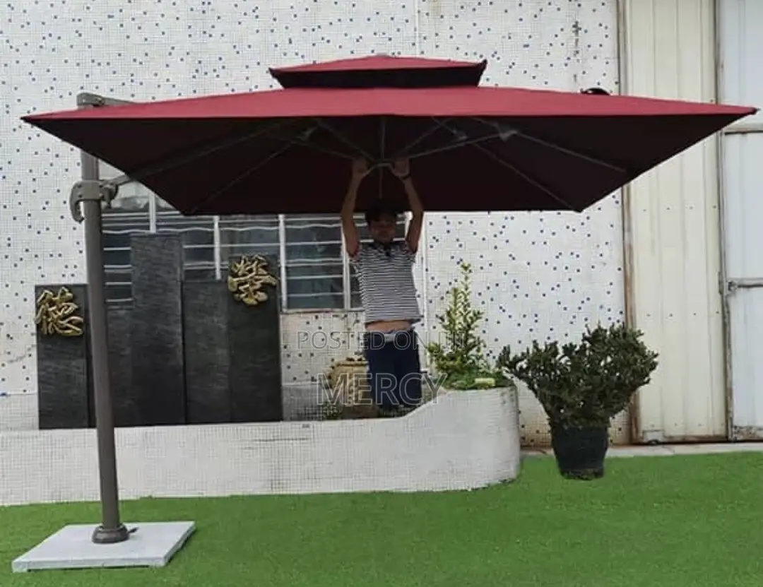 Umbrella With Marble on the Leg