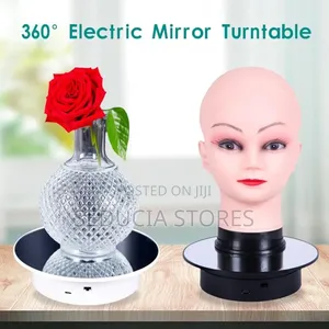 Rotating Mirror Display Stand 360 Degree Turntable