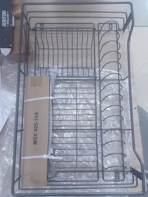 80cm Grey Drawer Plate Rack, Also Available In Black