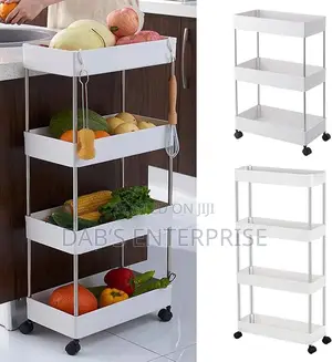 4 Layers Storage Rack Trolley