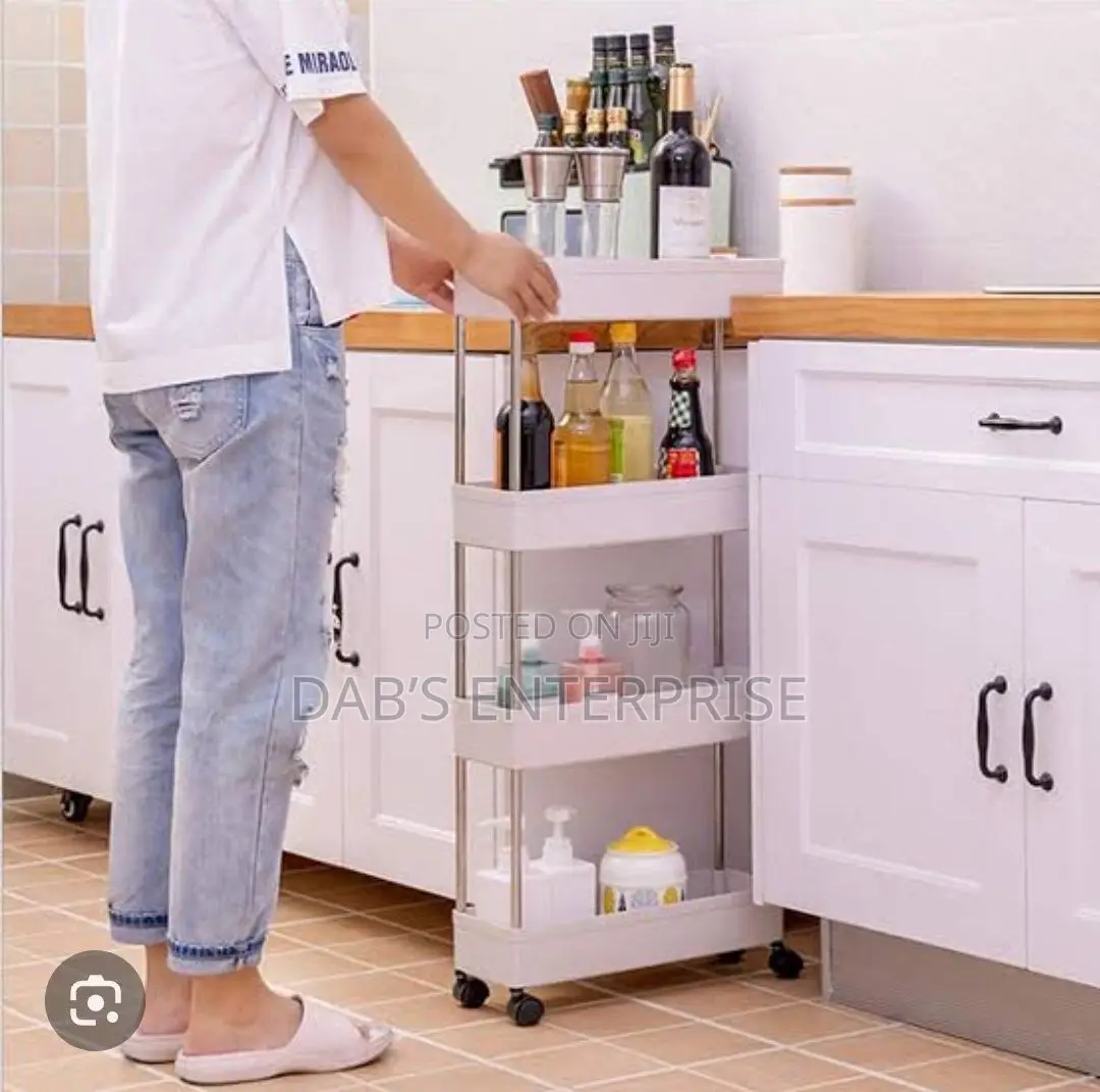 4 Layers Storage Rack Trolley