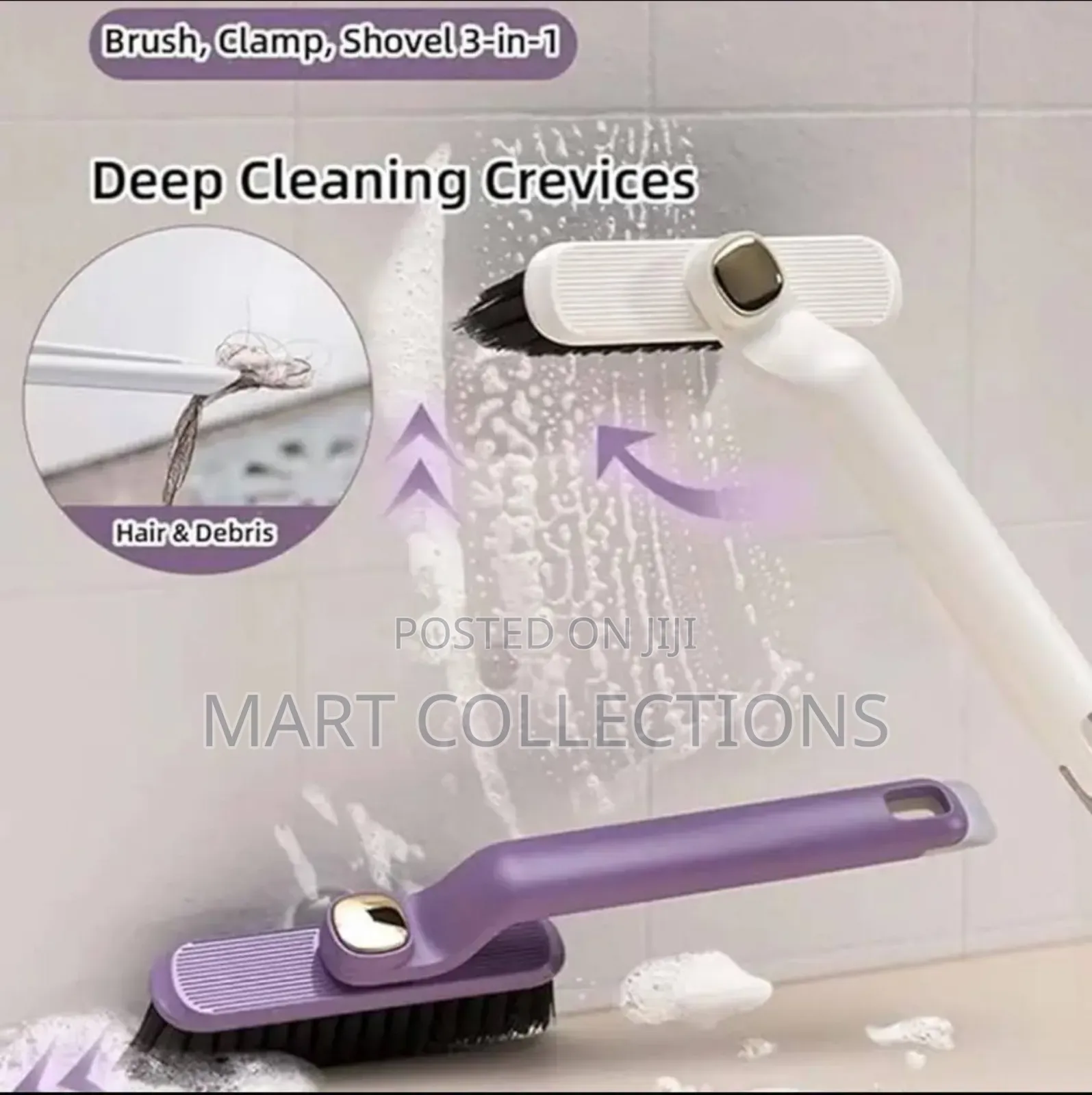 Bathroom Brush Toilet Brush Multi-Function Crevice Cleaner