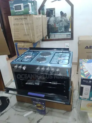 Top Quality Maxi 4gasburner/2electric Cooker