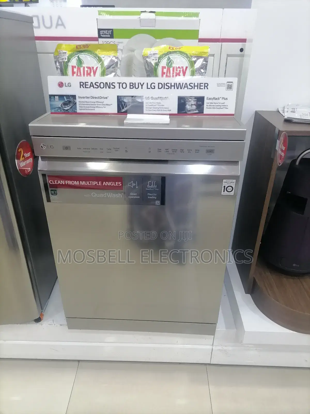 LG Dishwasher Silver Colour